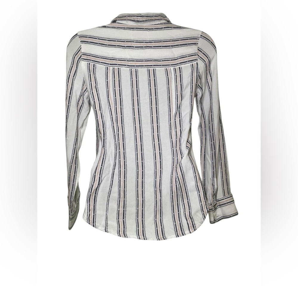 Chaser Button Up Striped Shirt Size XS - Picture 5 of 7